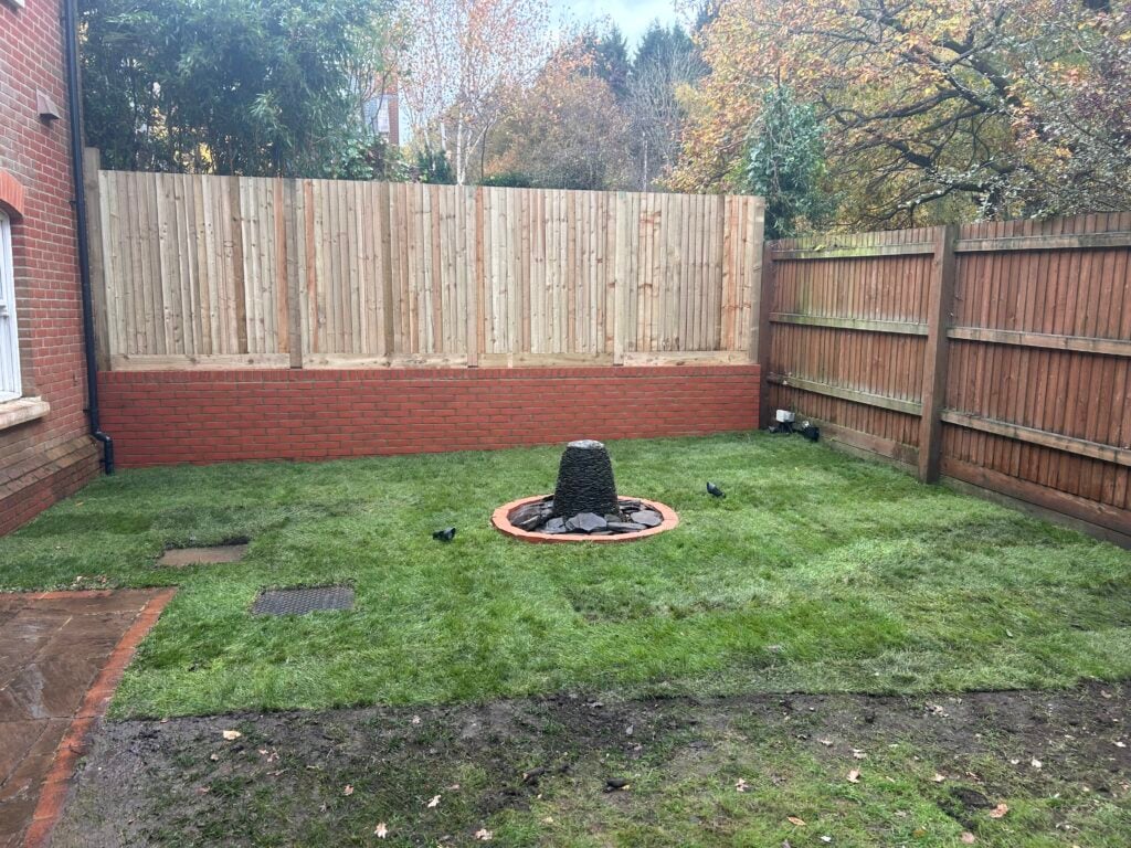 Porcelain patio and timber store